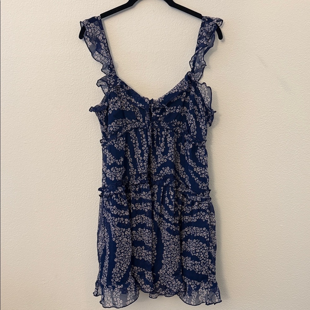 Patrons of Peace Navy Floral Dress